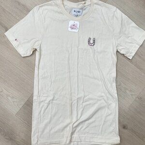Hand Stitched Horseshoe Tee